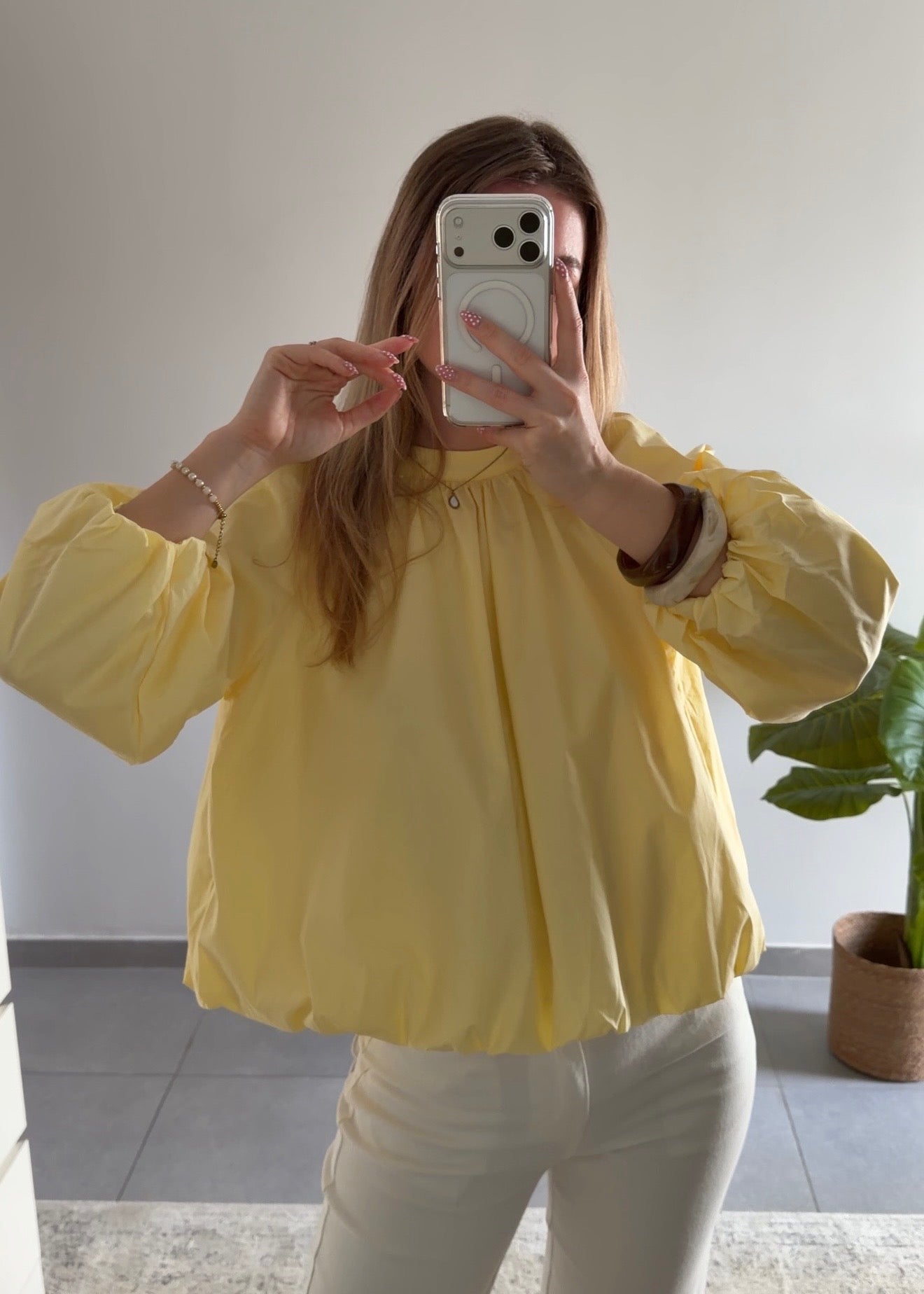 BLOUSE LOLA - JAUNE
