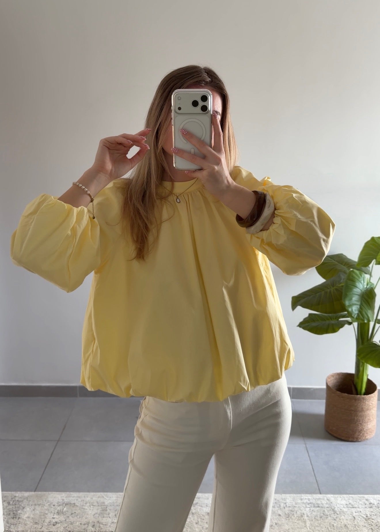BLOUSE LOLA - JAUNE