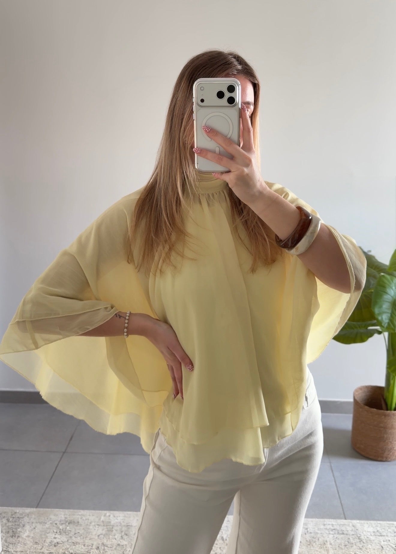 BLOUSE MELANIE - JAUNE