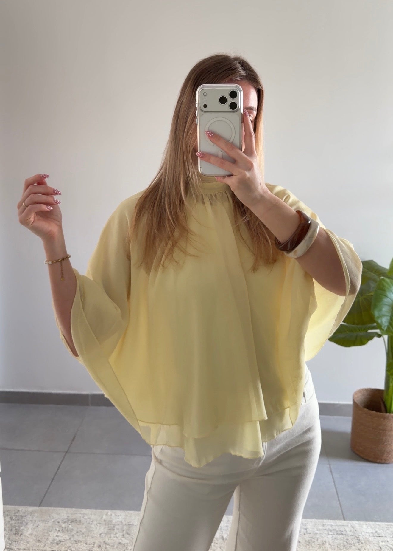 BLOUSE MELANIE - JAUNE