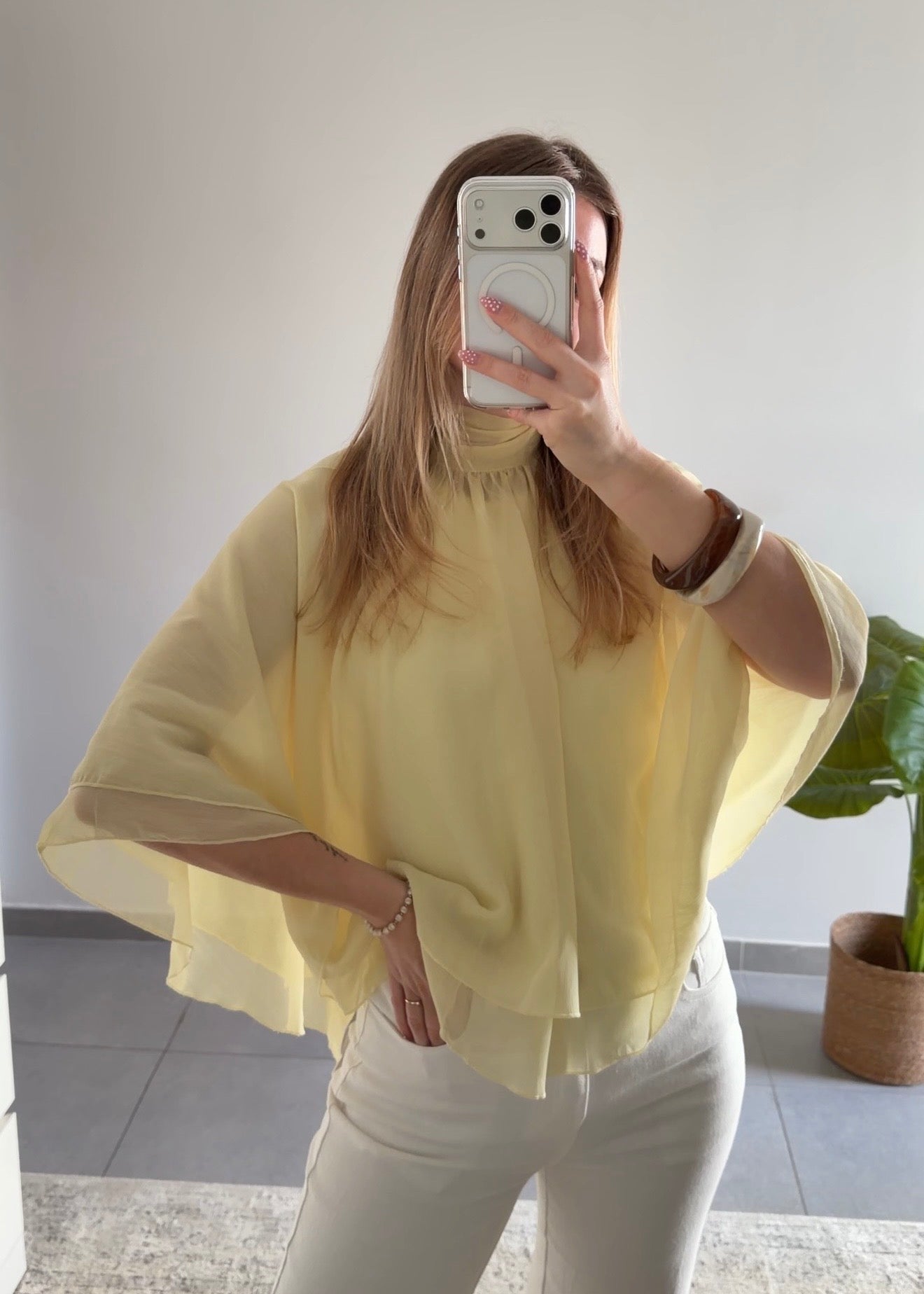 BLOUSE MELANIE - JAUNE