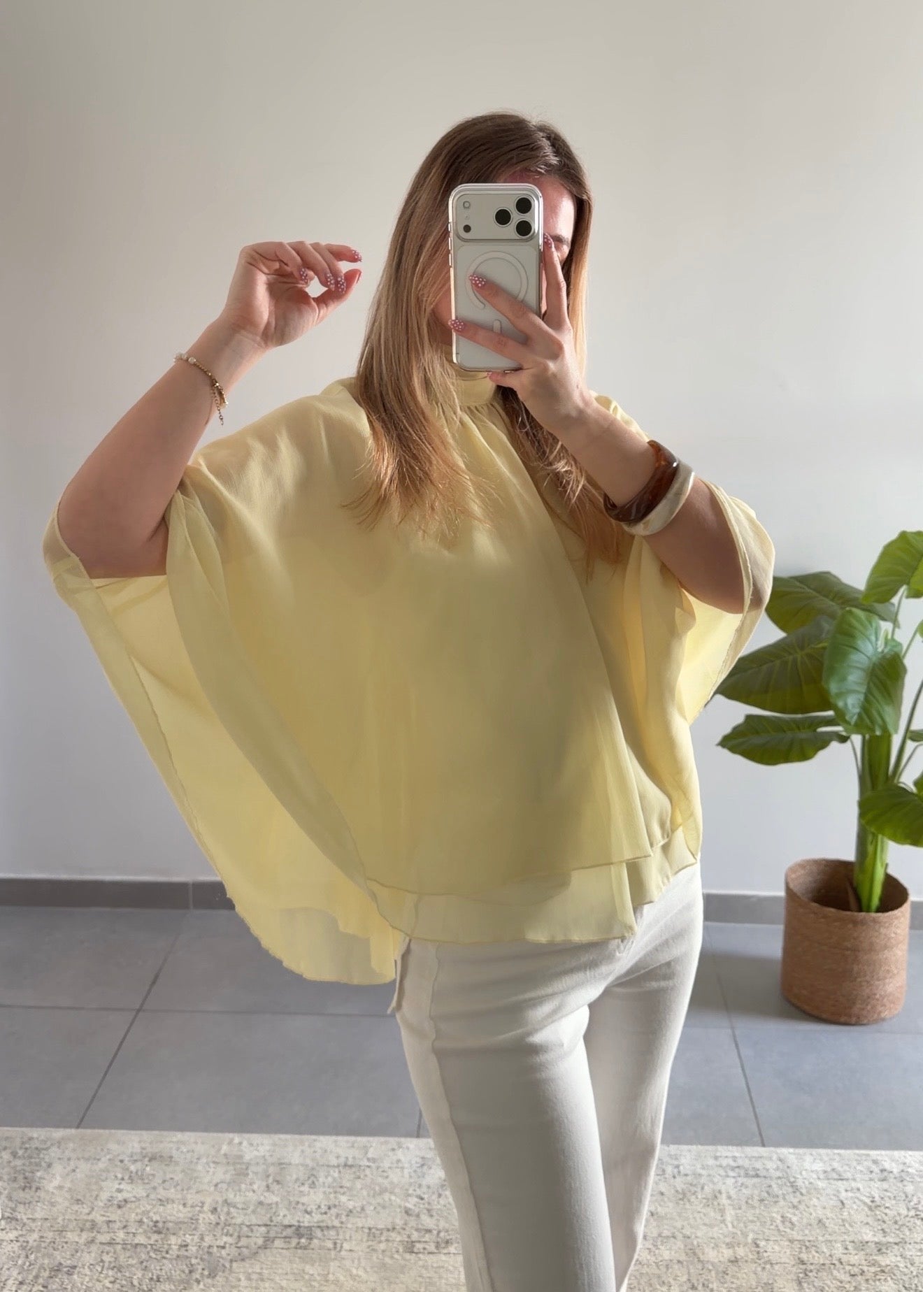 BLOUSE MELANIE - JAUNE