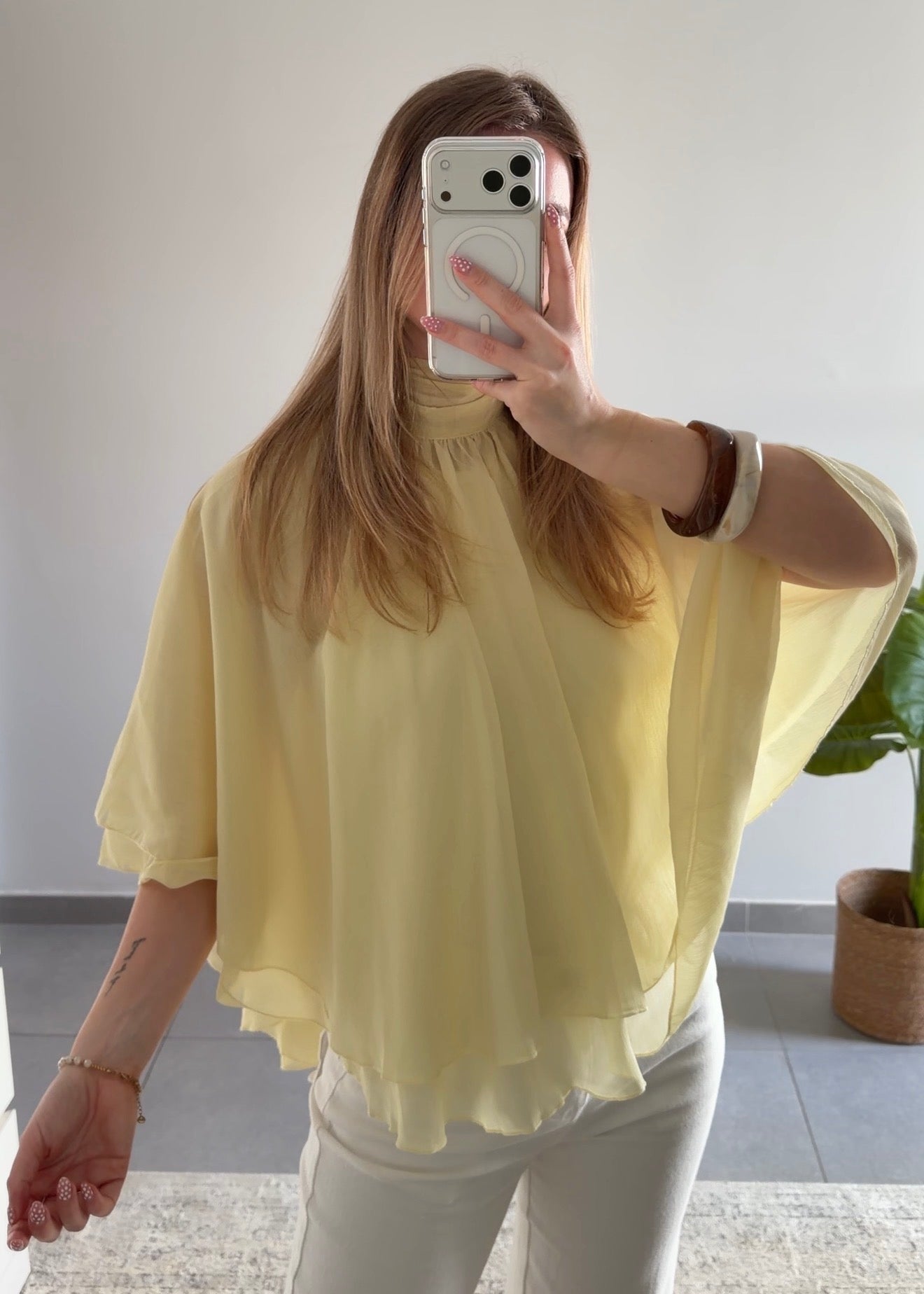 BLOUSE MELANIE - JAUNE