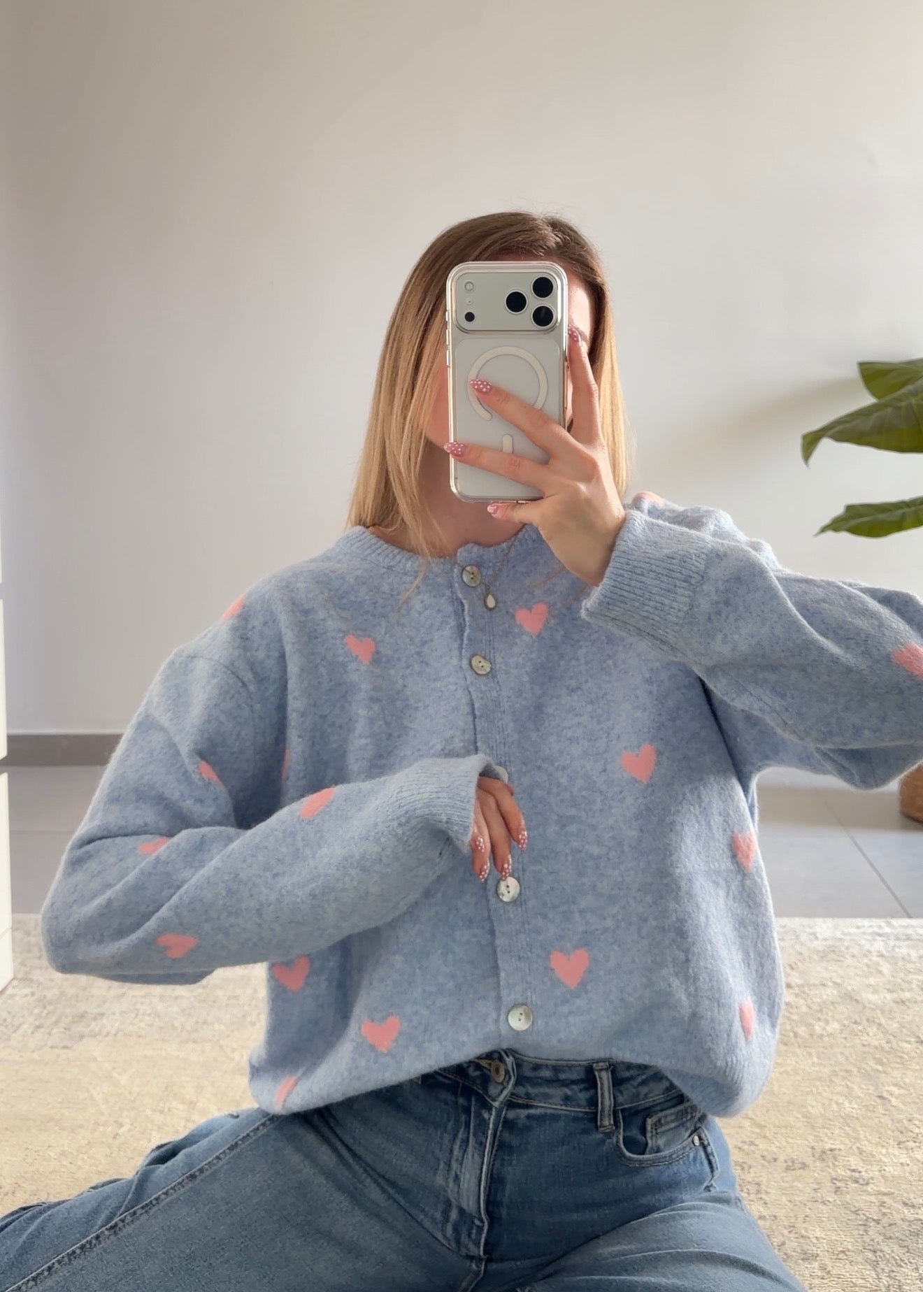 CARDIGAN LOVE - BLEU