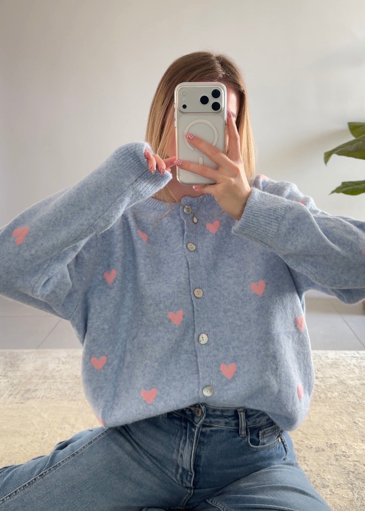 CARDIGAN LOVE - BLEU