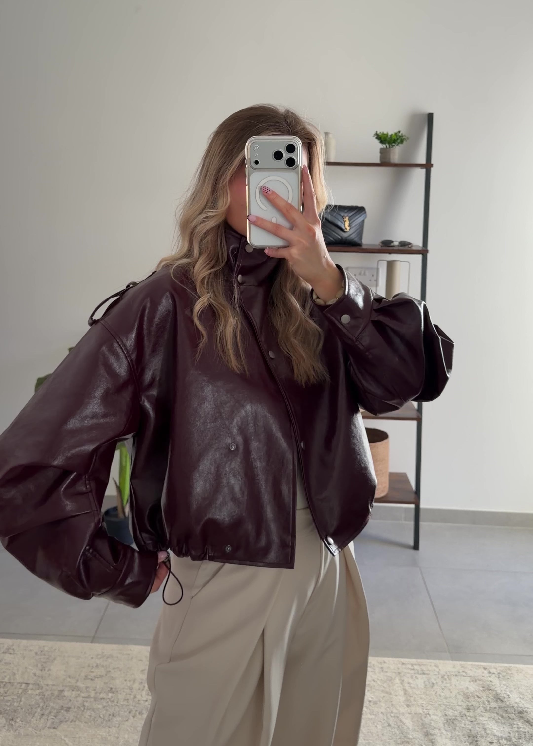 VESTE APRIL - BURGUNDY